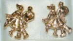 Square Dancer Earrings