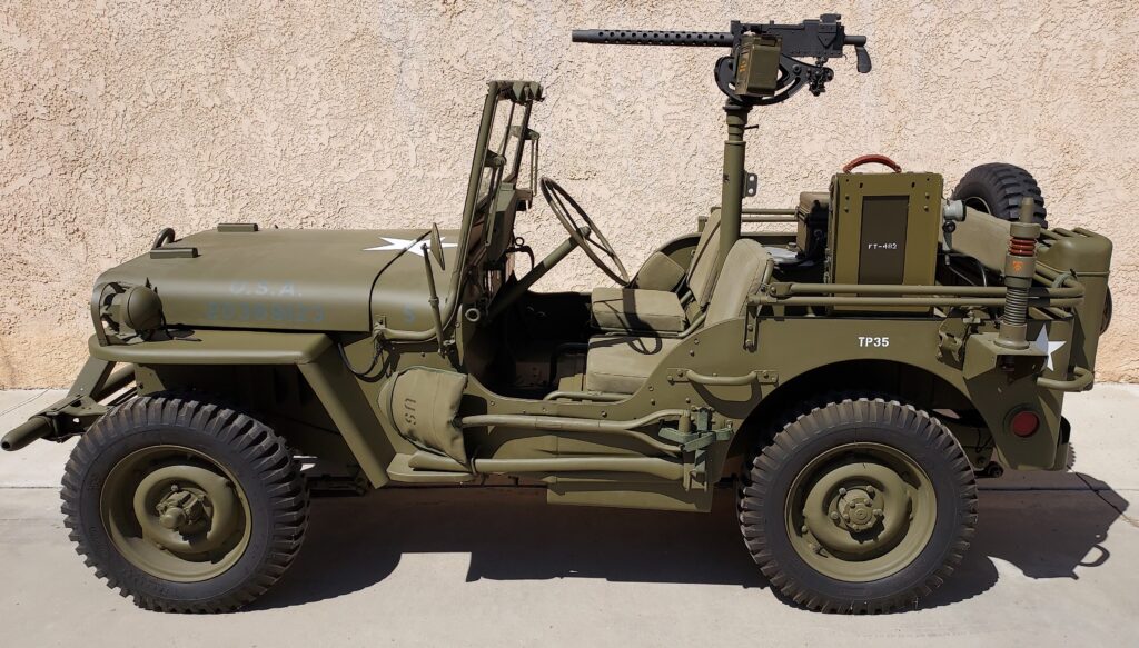 Willys MB jeep side view left