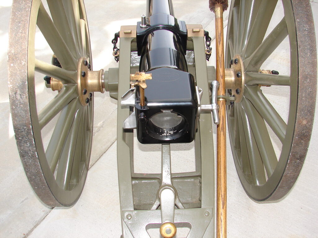 3 inch Mountain Gun rear view