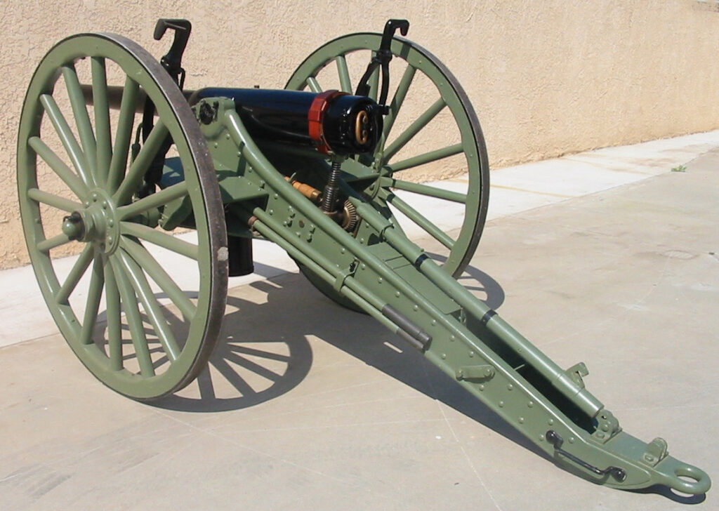 3.2 inch Field Cannon rear view