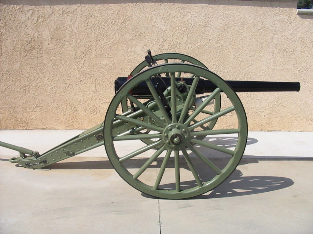 3.2 inch Field Cannon side view