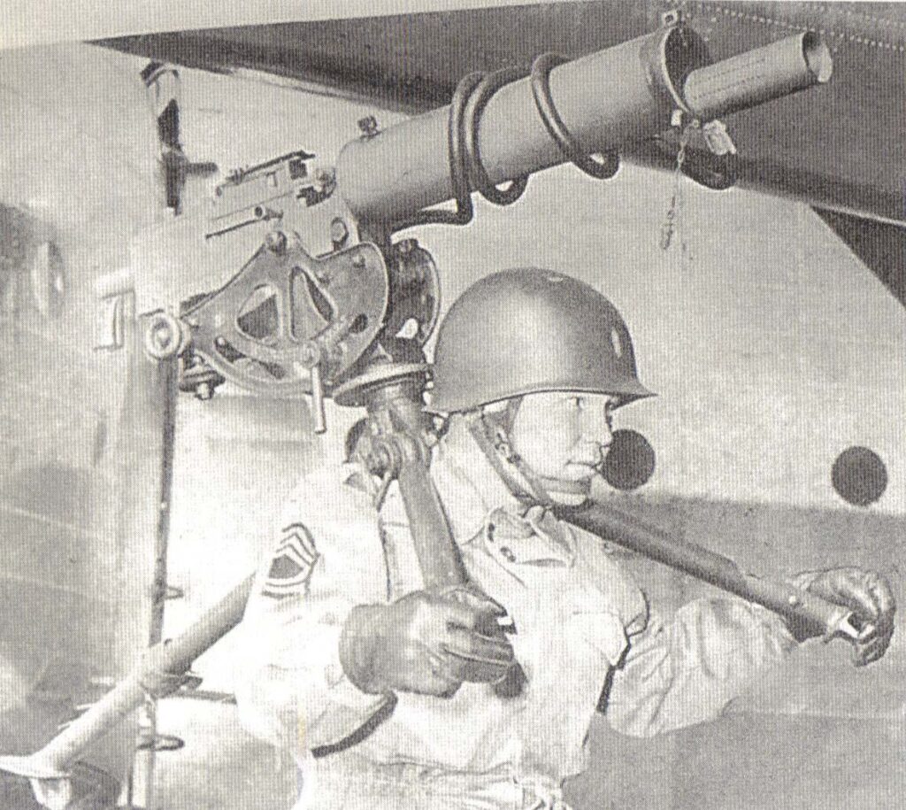 Soldiers carrying M-1917