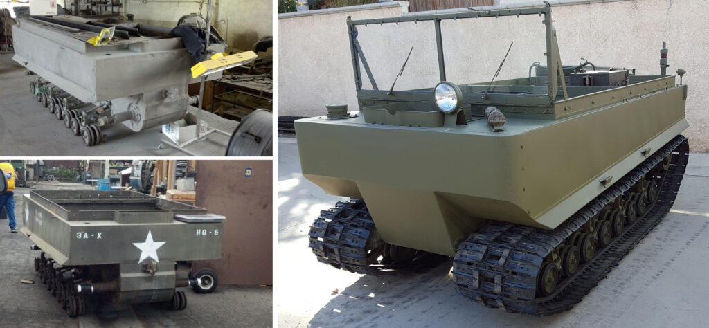 M29 Weasel restoration in process