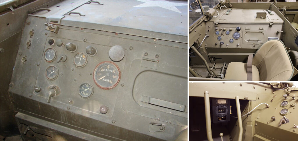 M29 Weasel drivers compartment