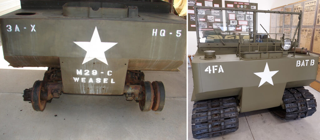 M29 Weasel front section