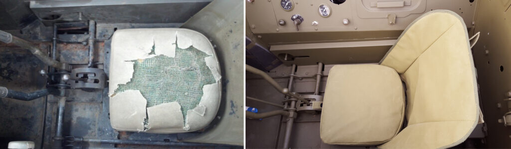 M29 Weasel drivers seat