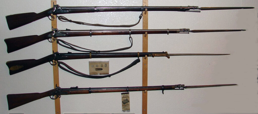 Civil War era muskets