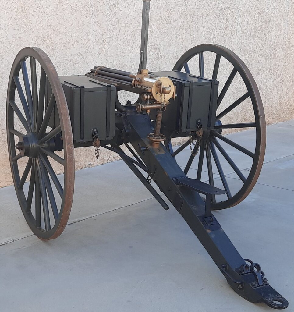 Gatling Gun rear view