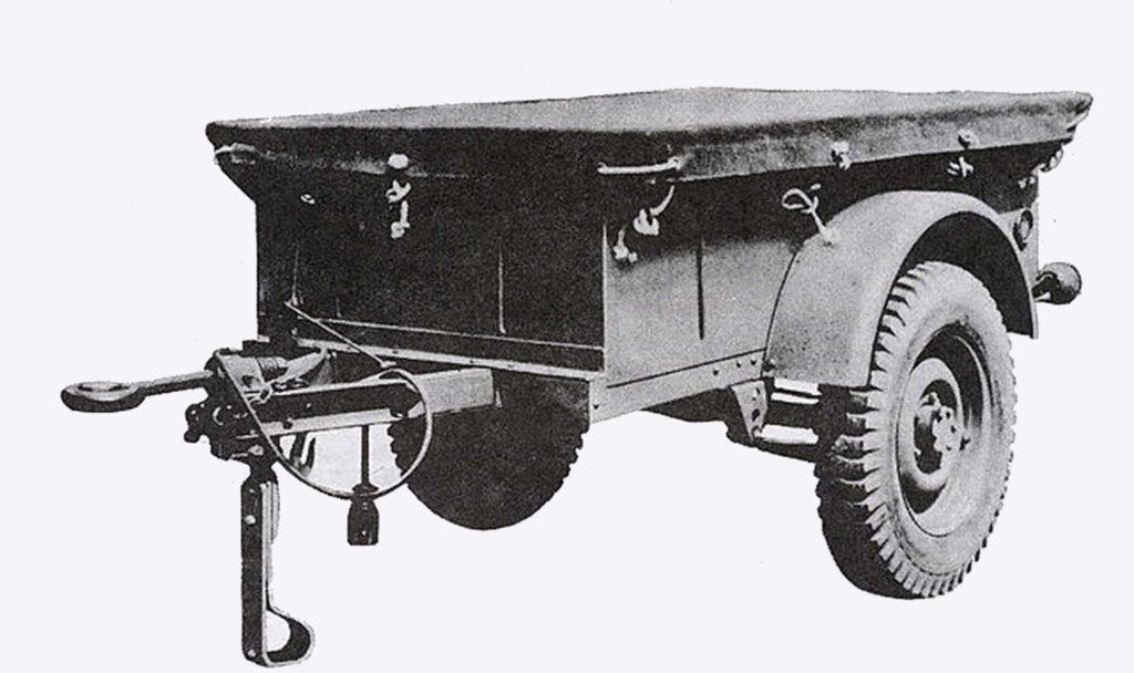 Jeep cargo amphibious trailer
