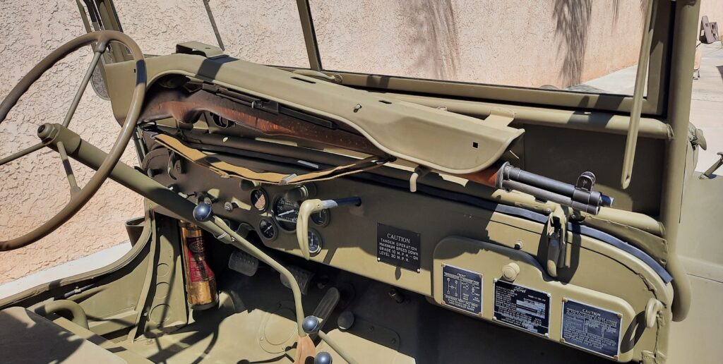 Willys MB jeep dashboard
