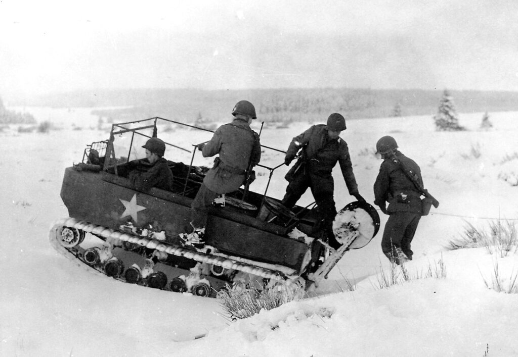 M29 Weasel Battle of the Bulge 1945