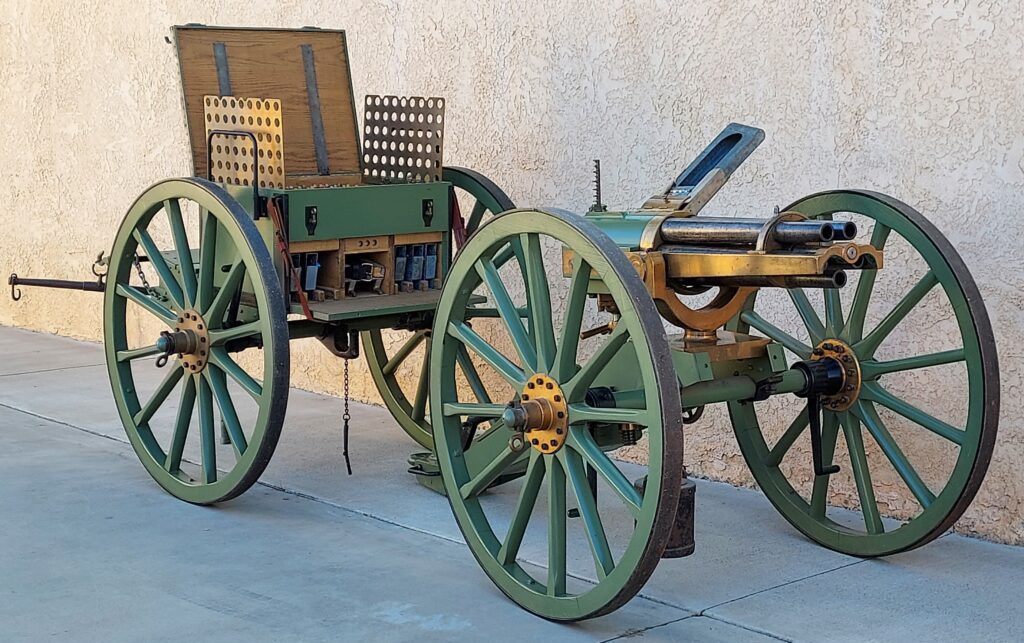 Revolving Cannon Limber ready for action