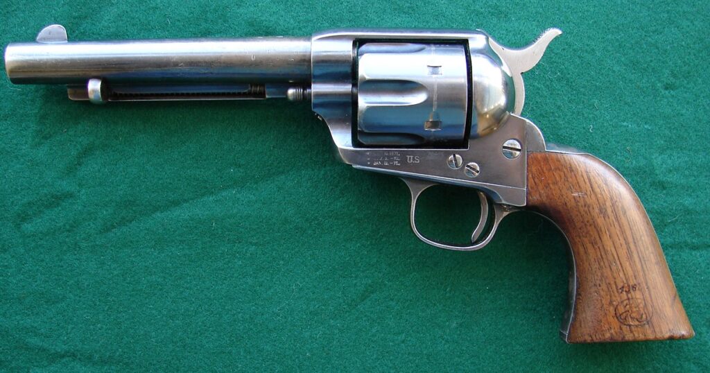Single action cartridge pistol
