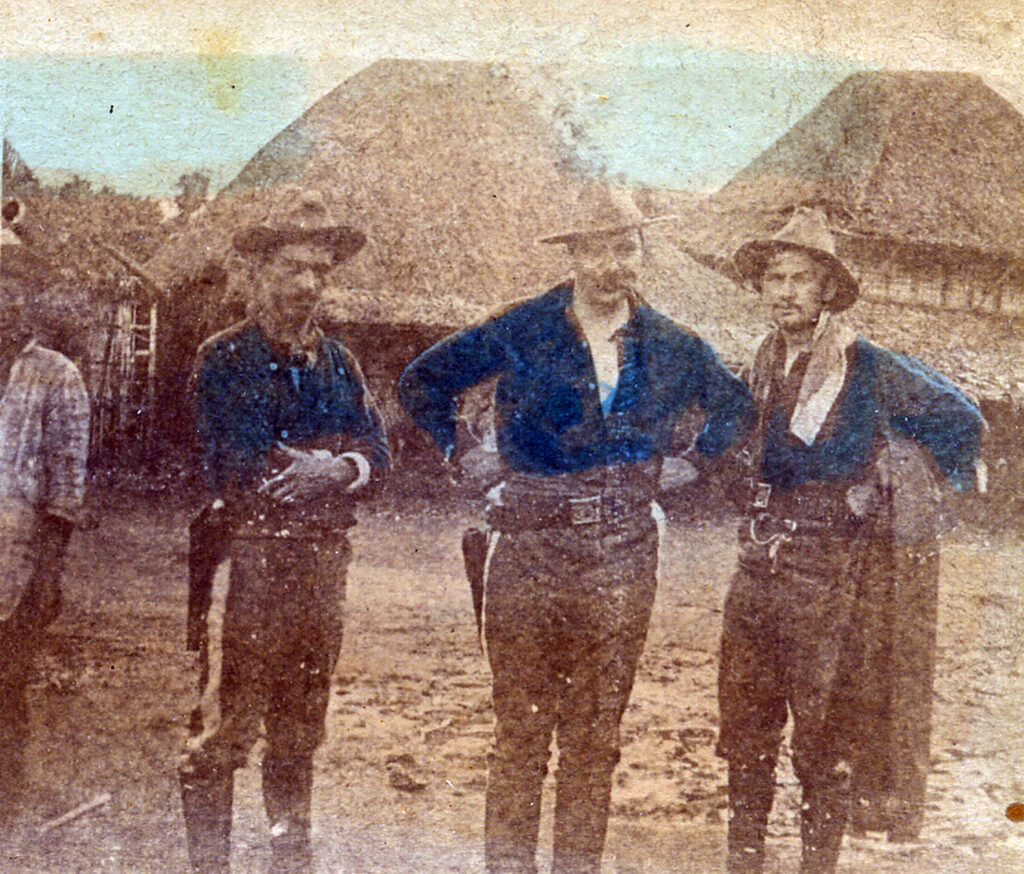 Soldiers in Manila during Spanish American War