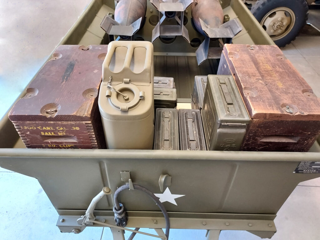Trailer with supplies