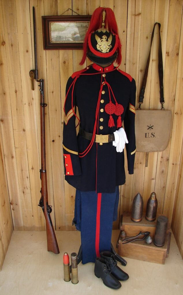 Indian War period uniform vignette
