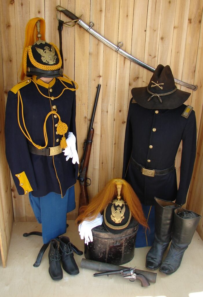 Indian War period uniform vignette
