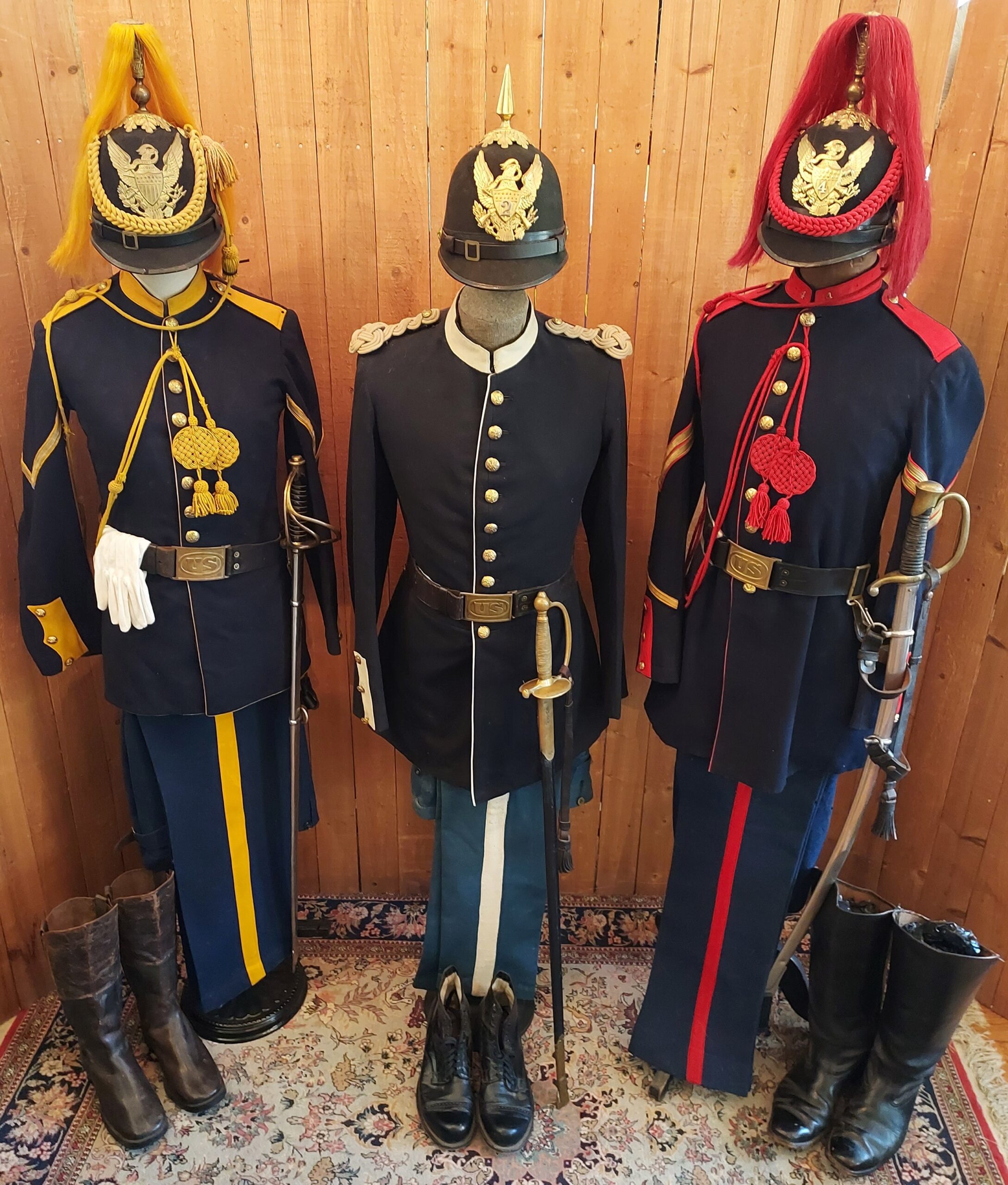 Enlisted dress uniforms — Fields of Thunder Museum