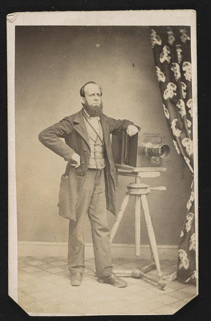 1860 period photographer and camera
