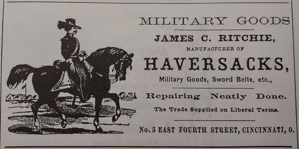 Haversacks period advertisement