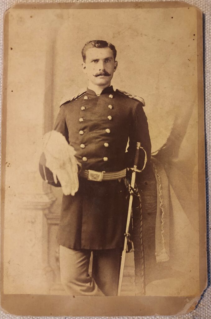 1872 Infantry Officer cabinet card