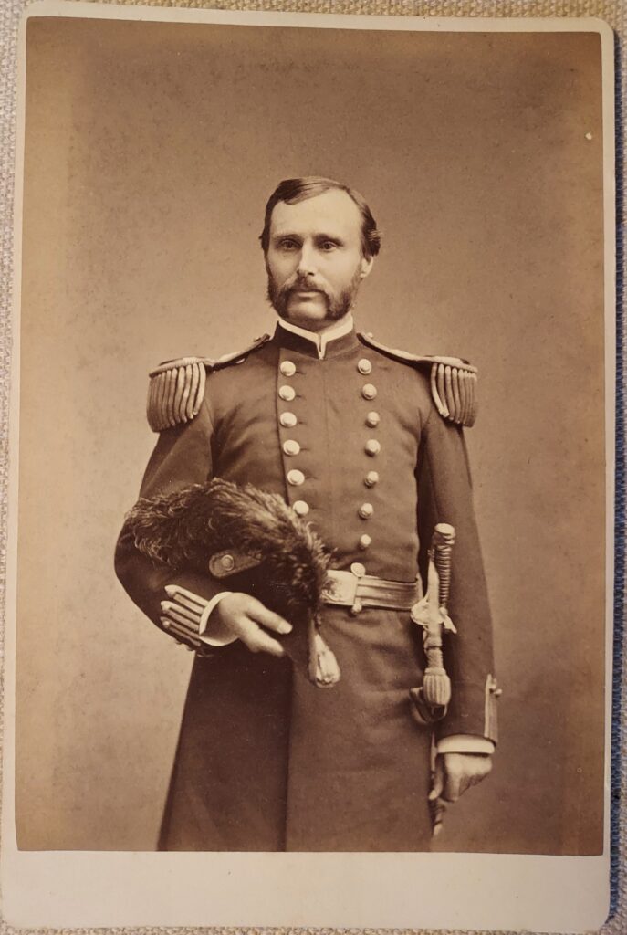 1872 Staff Officer cabinet card