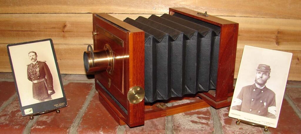 Carte de visite period camera
