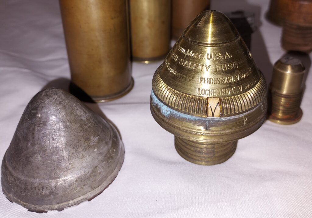 Artillery fuse close-up