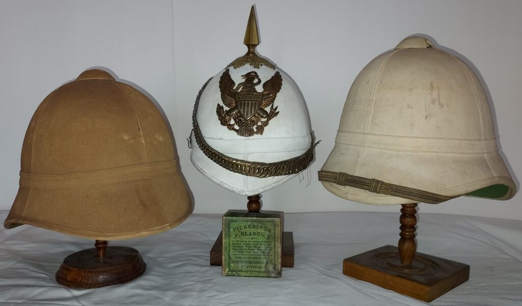 Spanish American War summer helmets