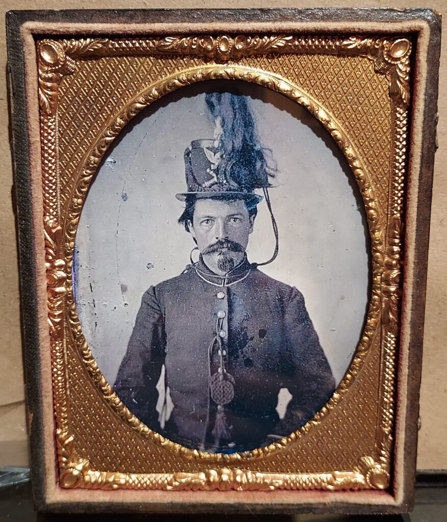 Period tintype portrait