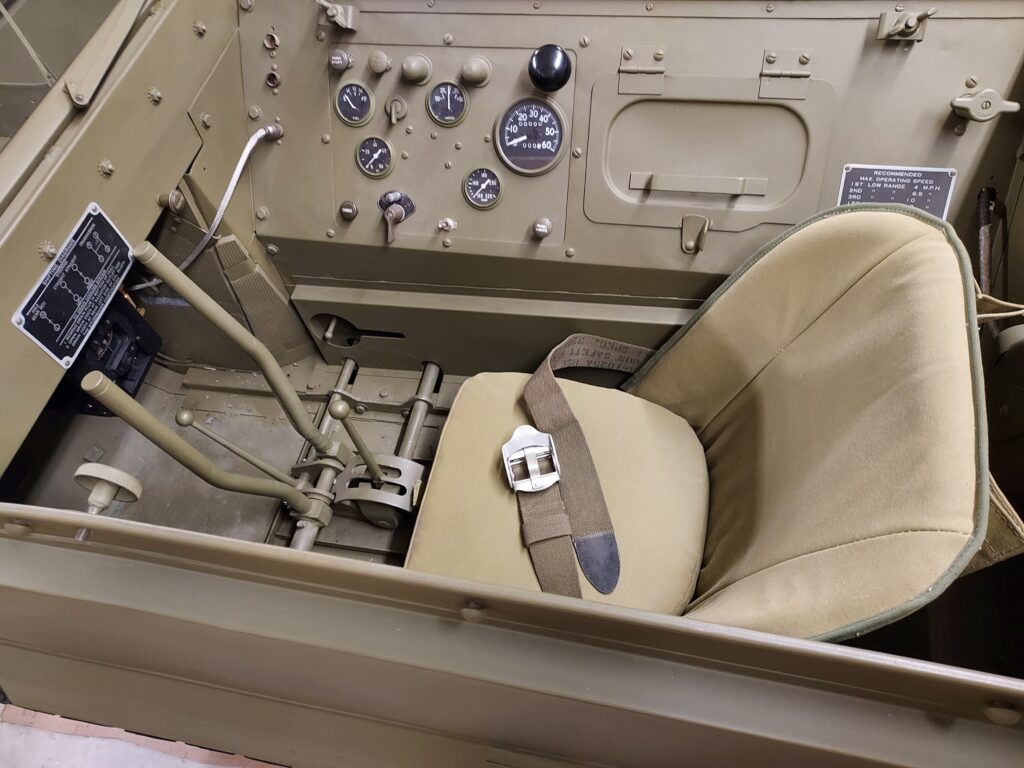 M29 Weasel drivers seat